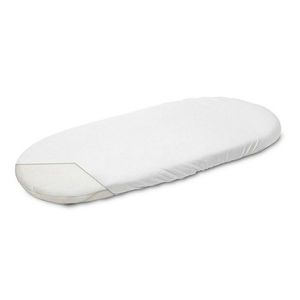 Cearceaf cu elastic New Baby pentru landou 35 x 75 cm White imagine