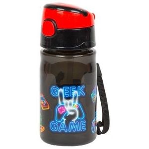 Sticla de apa pentru copii BackUp 330ml multicolor Geek Game imagine