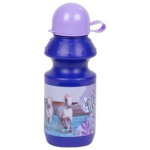 Sticla de apa pentru copii 330 ml BackUp model Love Horses imagine