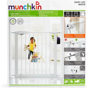 Poarta de siguranta Munchkin din metal Easy Lock silver imagine