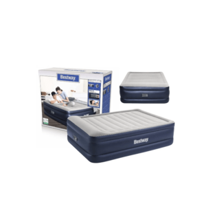 Saltea gonflabila dubla cu pompa incorporata Bestway air mattress 203x152x61 cm imagine