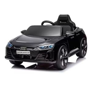 Masinuta electrica 70W cu echipare Premium si licenta Audi E-tron GT Black imagine