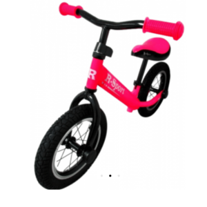 Bicicleta fara pedale cu roti gonflabile R2 R-Sport roz imagine