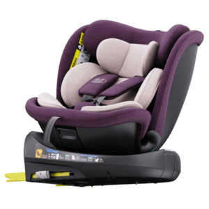 Scaun auto rotativ cu isofix B-Joy Deluxe Buf Boof iSize 40-150 cm purple imagine