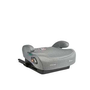 Inaltator auto cu isofix si spatar detasabil 125-150 cm i-Boost i-Size Light Grey imagine