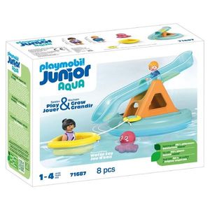 Balansoar de apa si barcuta Playmobil Junior Aqua imagine