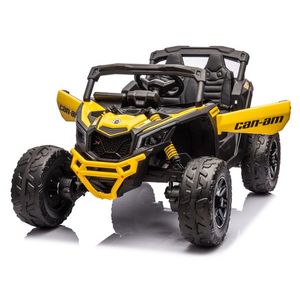 Masinuta electrica 12V cu telecomanda 2.4G Can Am Marverick UTV Yellow imagine