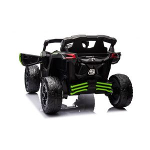 Masinuta electrica 12V cu telecomanda 2.4G Can Am Marverick UTV Green imagine