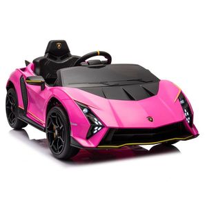 Masinuta electrica cu echipare Premium si licenta Lamborghini Pink imagine