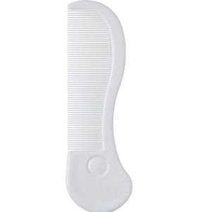 Perie si pieptan pentru bebelus ergonomic White Rotho-babydesign imagine