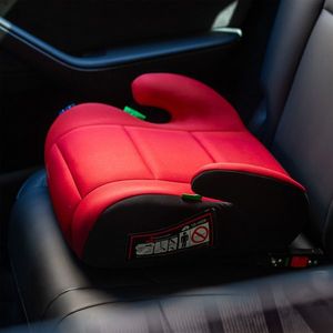 Inaltator auto Juju Jazzy Booster i-Size isofix negru-rosu imagine