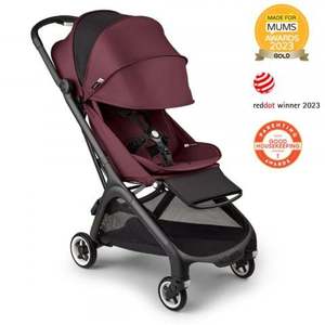 Carucior Bugaboo Butterfly black dark cherry imagine