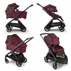 Capotina cu extensie plasa insecte Bugaboo Dragonfly dark cherry imagine