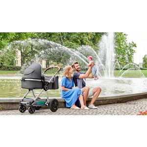 Carucior 3 in 1 Kinderkraft Veo grey imagine