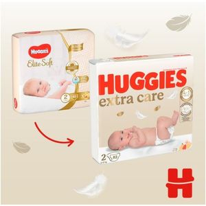 Pachet scutece Huggies Extra Care 2 Mega 4-6 kg 164 buc imagine