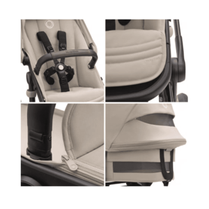 Carucior 2 in 1 Bugaboo Fox 5 black desert taupe imagine