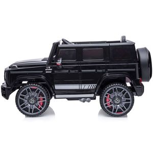 Masinuta electrica Chipolino SUV Mercedes G63 AMG cu scaun din piele si roti EVA black imagine