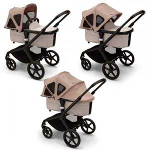 Capotina cu extensie plasa insecte Bugaboo Fox 5 Fox Cub Lynx dune taupe imagine