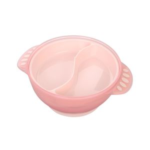 Castron multifunctional cu ventuza si tacamuri incluse 4in1 KikkaBoo Feed-me-up Pink imagine