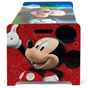 Ladita din lemn pentru depozitare jucarii Mickey Mouse imagine