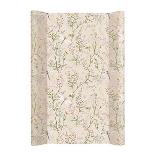 Saltea infasat soft cu suprafata impermeabila KikkaBoo 70x50cm Secret Garden Beige imagine