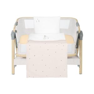 Set lenjerie 5piese pentru patut 80x50cm KikkaBoo Mini cot Hedge-hugs imagine