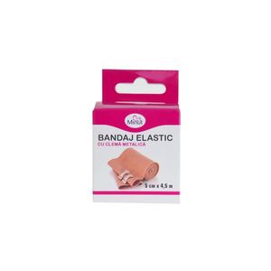 Bandaj elastic cu clema Minut 5 cm x 4.5 m imagine