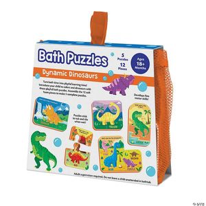 Puzzle de baie cu piese mari de spuma Dinosaur Bath Puzzle imagine