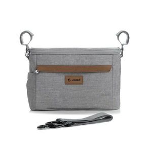 Geanta pentru scutece si organizator carucior Jane 32 x 10 x 21 cm Dim Grey imagine