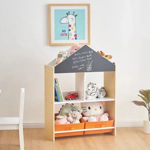 Organizator din lemn pentru jucarii si carti Ginger Home Wood imagine