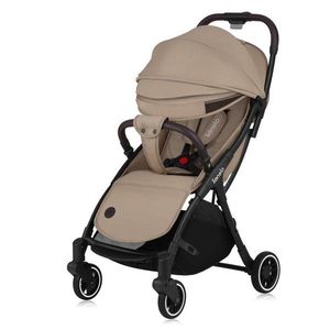 Carucior sport Lionelo Julie One 0-22 kg pliere compacta pentru avion bej imagine