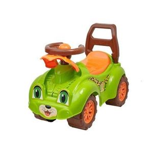 Masinuta fara pedale ride-on cu claxon tigru verde TechnoK imagine