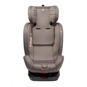 Scaun auto cu isofix si sezut rotativ KikkaBoo 40-150 cm i-Trip i-SIZE Beige imagine