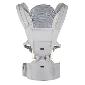 Marsupiu ergonomic pentru bebelusi cu gluga si baza rigida Cangaroo Ivy Grey imagine