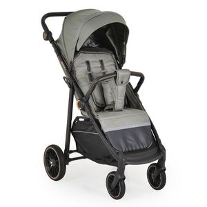 Carucior 0-22 kg cu cadru din aluminiu si spatar reglabil Moni Buggy Grey imagine