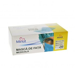 Masti medicale Minut 3 straturi 50 bucati imagine