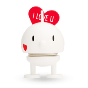 Figurina - Small - Bumble Love - White | Hoptimist imagine