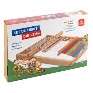 Set creativ - Set de tesut din lemn | Deico Games imagine