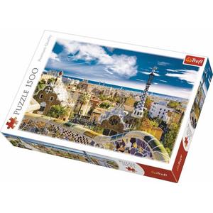 Puzzle 1500 piese - Park Guell Barcelona | Trefl imagine