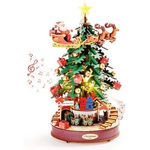 Puzzle 3D 319 piese - Cutiuta muzicala - Christmas Melody Tree | Rokr imagine