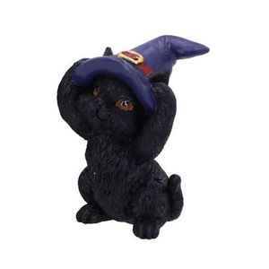 Figurina - Three Wise Familiars - Hear No Evil Black Cat | Nemesis Now imagine