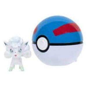 Set 2 figurine - Clip n Go - Pokemon - Vulpix & The Great Ball | Jazwares imagine