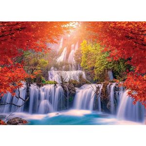 Puzzle 2000 piese - Waterfall in Thailand | Educa imagine