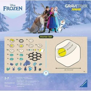 Joc de constructie - GraviTrax Junior - Set de baza Frozen | Ravensburger imagine