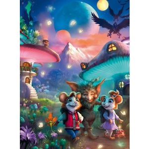 Puzzle 100 piese - Orasul ciuperca | Ravensburger imagine