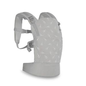 Marsupiu ergonomic Lorelli Wally bumbac, Grey Floral imagine