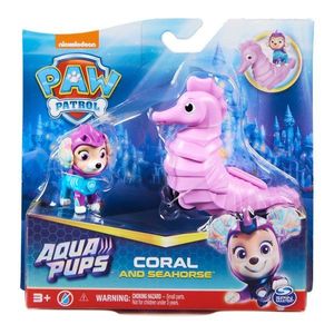 Figurina Paw Patrol, Aqua Pups, Coral si Seahorse, 20139320 imagine