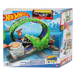 Set de joaca, Hot Wheels City, Gator Loop Attack, HKX39 imagine