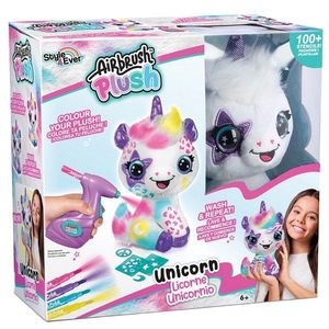 Jucarie de plus de colorat, Airbrush Plush, Unicorn imagine