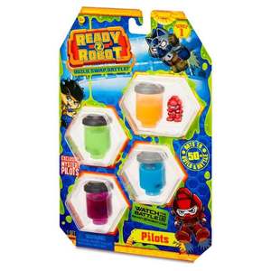 Set figurina si slime Ready2Robot - Pilot Style 4, Seria 1 (554035E5C) imagine